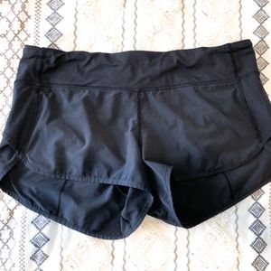 Black Lululemon Running Shorts